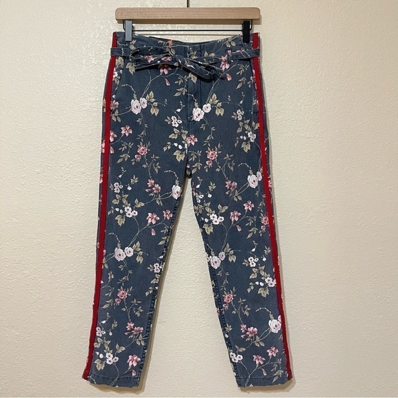 Sundry Floral Trouser Denim Pants Size 25 Women - Picture 3 of 13